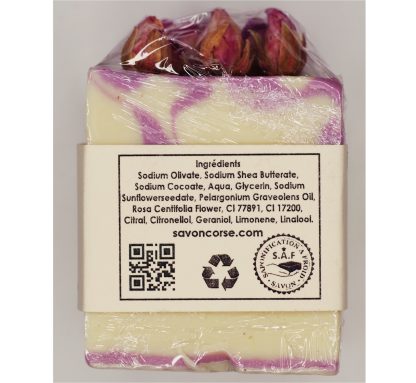 La Savonnerie du Nebbiu Rosebuds Soap 130g | Made in Corsica, France