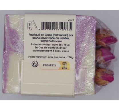 La Savonnerie du Nebbiu Rosebuds Soap 130g | Made in Corsica, France