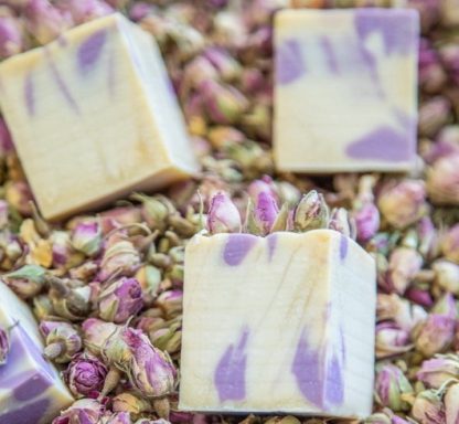 La Savonnerie du Nebbiu Rosebuds Soap 130g | Made in Corsica, France