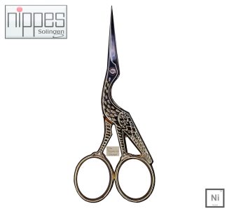 Nippes 466 Stork Embroidery Scissors | Made in Solingen, Germany | EAN 4006691004668