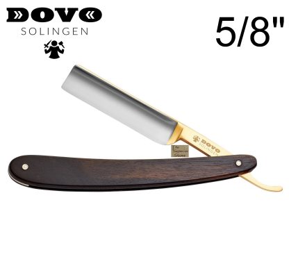 Dovo Apex 125801812 5/8 Straight Razor | Ebony Wood Scales | Made in Solingen, Germany | EAN 4045284007976