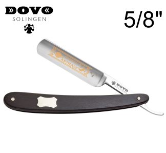 Dovo Astrale 12581085 5/8 Straight Razor | Ebony Wood Handle | Made in Solingen, Germany | EAN 4045284008997