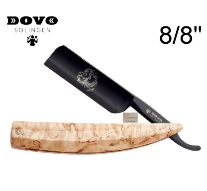 Dovo ARENA Savannah 128820216 8/8 Straight Razor | Birch Wood Handle | Made in Solingen, Germany | EAN 4045284028698