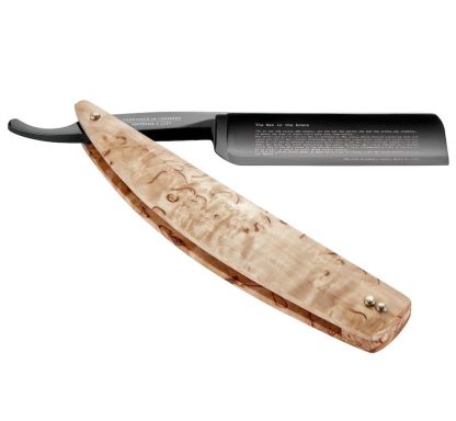 Dovo ARENA Savannah 128820216 8/8 Straight Razor | Birch Wood Handle | Made in Solingen, Germany | EAN 4045284028698