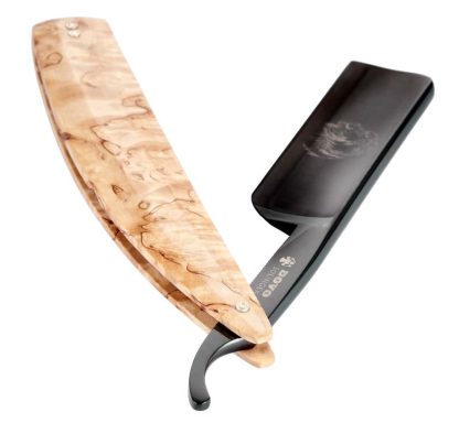 Dovo ARENA Savannah 128820216 8/8 Straight Razor | Birch Wood Handle | Made in Solingen, Germany | EAN 4045284028698