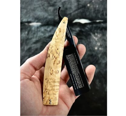 Dovo ARENA Savannah 128820216 8/8 Straight Razor | Birch Wood Handle | Made in Solingen, Germany | EAN 4045284028698