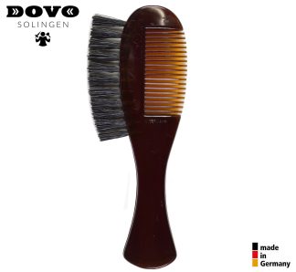 Dovo 43110361 Acrylic Beard and Moustache Combination Brush and Comb | Made in Germany