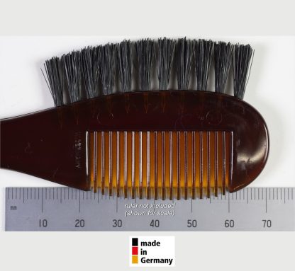 Dovo 43110361 Acrylic Beard and Moustache Combination Brush and Comb | Made in Germany