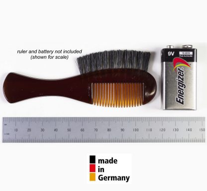 Dovo 43110361 Acrylic Beard and Moustache Combination Brush and Comb | Made in Germany