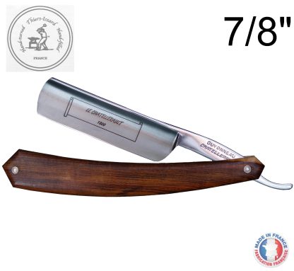 Thiers Issard 275 1800 Le Chatellerault French Straight Razor | Carbon Steel (Historic HOLTZER 20th C. Forgings) | 7/8 Size | Full Hollow Ground | Round Point | Pistachio Wood Handle | Made in France