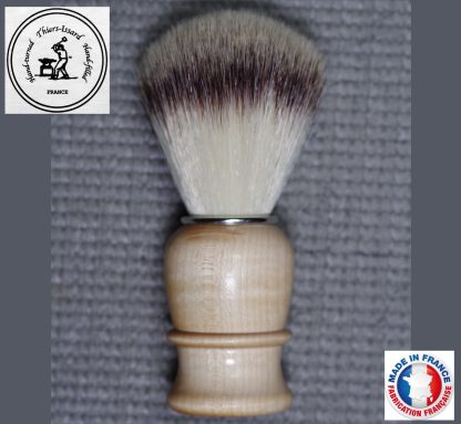 Thiers Issard Synthetic Shaving Brush Maple Handle | Made in France - Image 4