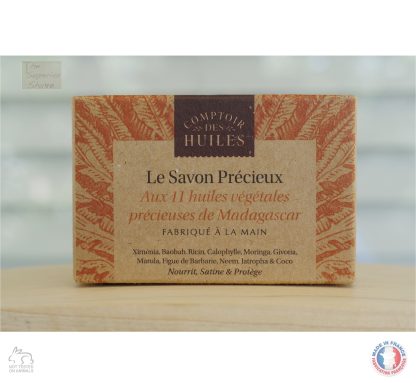 Comptoir Des Huiles 11 Precious Oils COLD SAPONIFIED Soap for Face and Bath 100g | Made in France