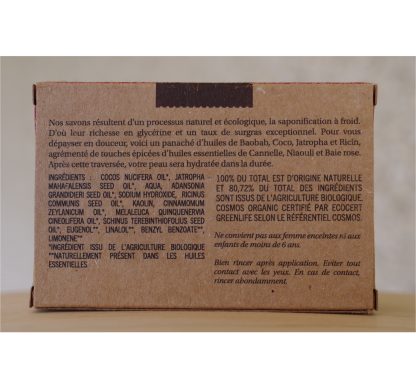 Comptoir Des Huiles Crossing the Pangalanes Canal COLD SAPONIFIED Soap for Face and Bath 100g | Made in France - Image 2