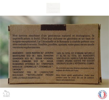 Comptoir Des Huiles Summer in Garrigue COLD SAPONIFIED Soap for Face and Bath 100g | Made in France - Image 2