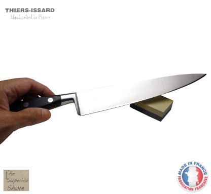 Sabatier Elephant Stainless Steel Cook's Knife 20cm | Aluminum Bolster with Black ABS Handle | Made in Thiers, France