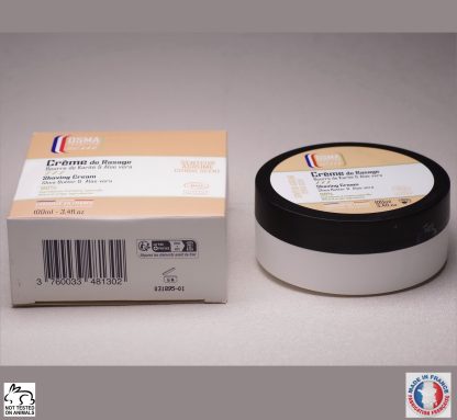 Osma Tradition Organic French Shaving Cream 100g Citrus Scent | Made in France - Image 2