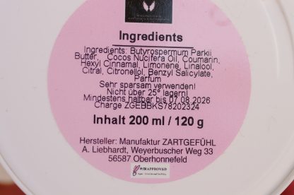 Zartgefuehl Sugar and Spice Body Souffle Cream 200ml | Made in Germany USA SHIPPING ONLY - Image 7