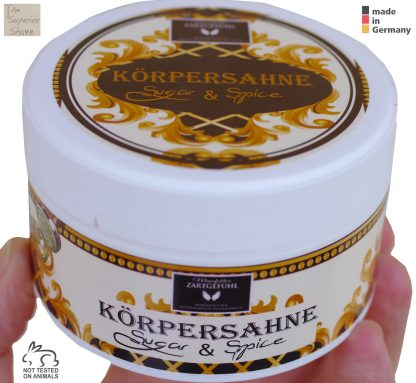 Zartgefuehl Sugar and Spice Body Souffle Cream 200ml | Made in Germany USA SHIPPING ONLY